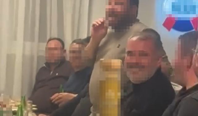 Burdur'da alkol masasında okunan selaya soruşturma