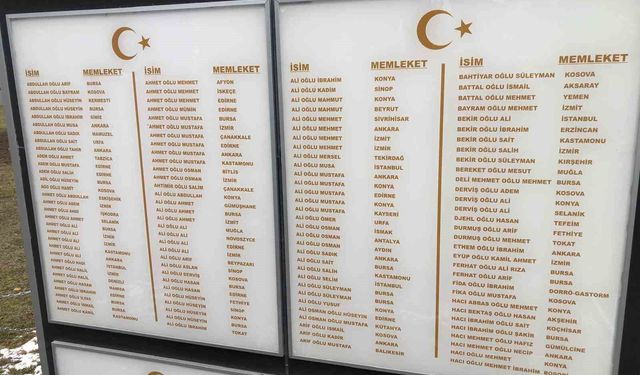 Galiçya Cephesi'nde şehit düşen ecdada büyük vefa