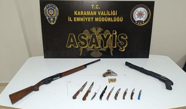 Karaman'da 5 bin 307 uyuşturucu hap ele geçti: 6 tutuklama