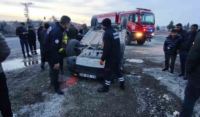 Mardin’de meydana gelen trafik kazasında bir cip sürücüsü yaralandı