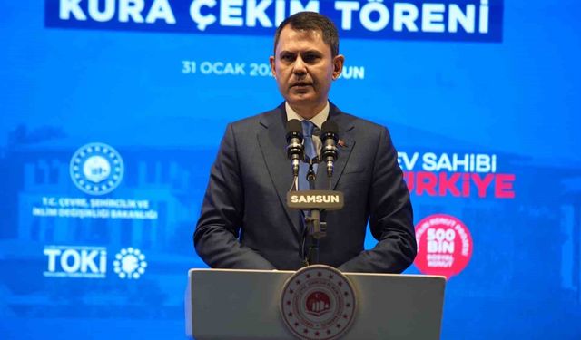 Samsun'da 'Ev Sahibi Türkiye' Kura Çekim Töreni