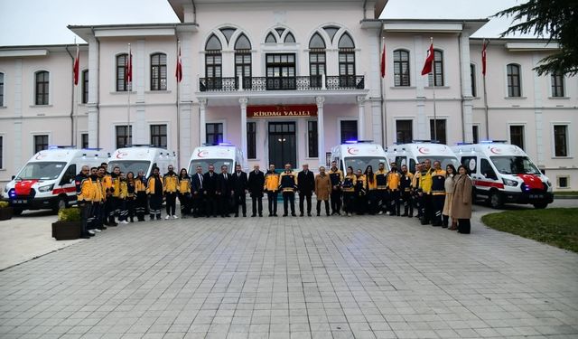 Tekirdağ'a 6 yeni ambulans