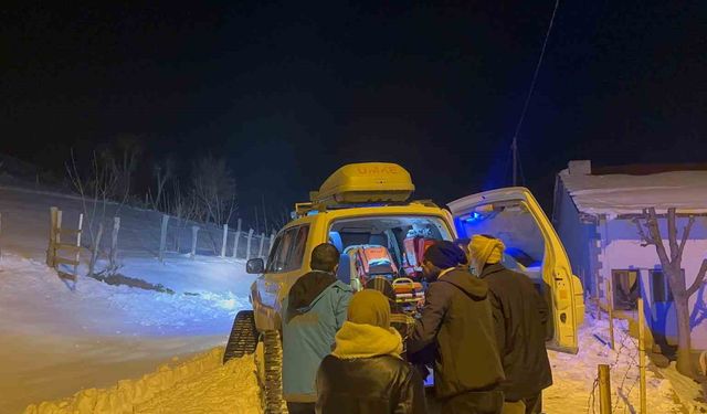 UMKE'den zorlu kış şartlarında hayat kurtaran müdahale