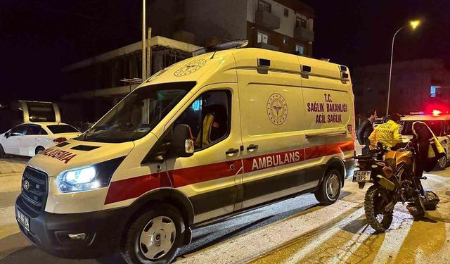 Uşak'ta motosikletin çarptığı yaya hayatını kaybetti: Kaza anı kamereda
