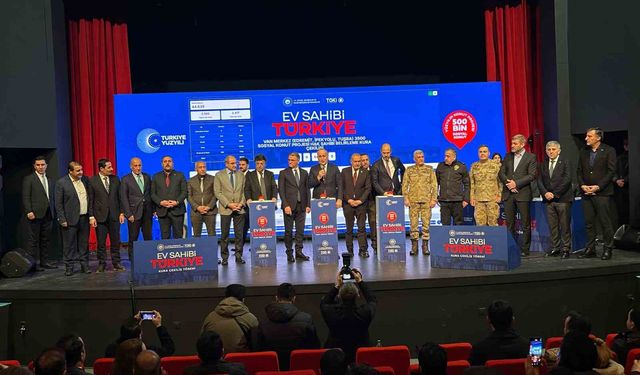 Van'da yüzyılın konut projesinin kura çekimleri yapıldı