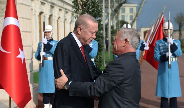 Cumhurbaşkanı Erdoğan, Ürdün Kralı 2. Abdullah ile bir araya geldi