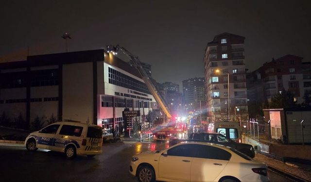 Ankara'da saunada çıkan yangın söndürüldü