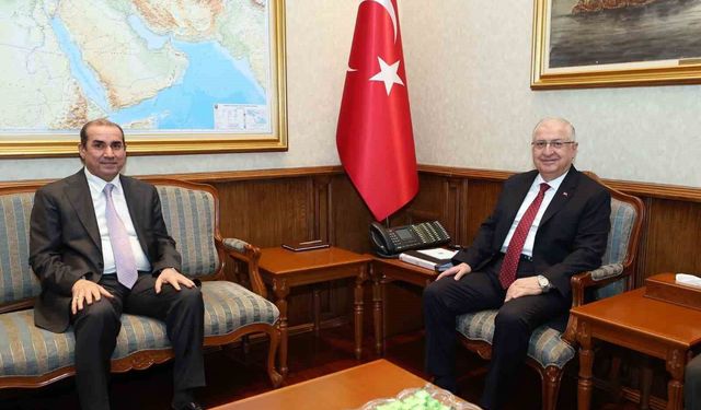 Bakan Güler, Irak'ın Ankara Büyükelçisi Al-Lachmawi'yi kabul etti