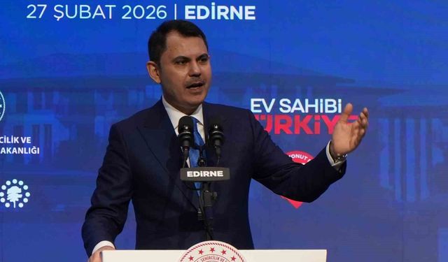 Bakan Kurum: '11 ilimizde eş zamanlı çalışarak bir Avrupa ülkesi büyüklüğündeki alanı yeniden inşa ettik'