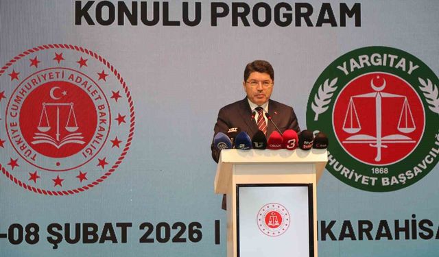 Bakan Tunç: '2025'de 11 milyon 779 bin 741 derdest dosya bulunurken, 14 milyon 41 bin 279 dosyada karar verildi'