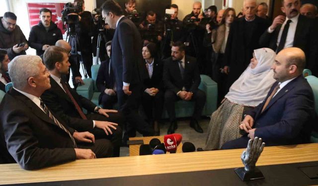 Başkan Güneş'i ziyaret eden İYİ Parti Genel Başkanı Dervişoğlu: 'Paylaşımlar ve ifadeler toplumsal birliğimize zarar verdiği kadar geleceğimizde de olumsuz izler bırakıyor'