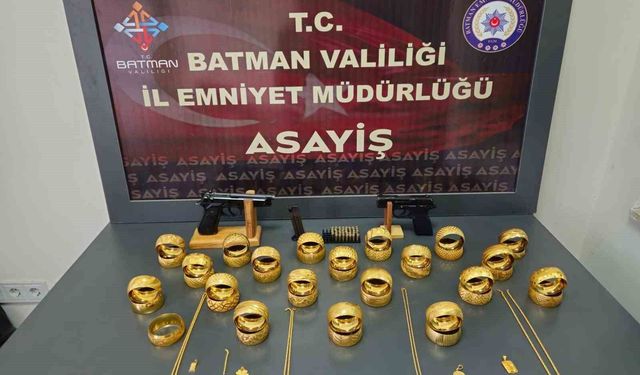 Batman'daki kuyumcu soygununda 8 şahıs yakalandı