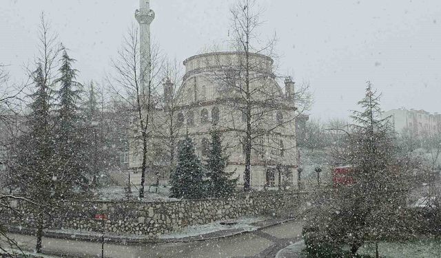 Düzce'de kar yağışı etkili oluyor