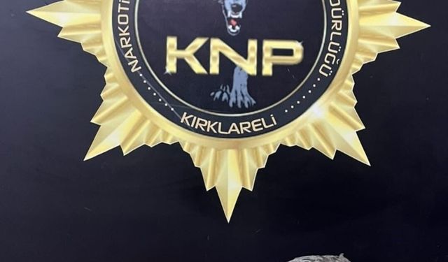 Kırklareli'nde 450 gram bonzai ele geçirildi: 1 kişi tutuklandı