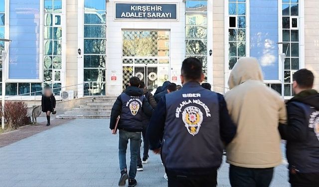 Kırşehir merkezli dolandırıcılık operasyonu: 16 tutuklama