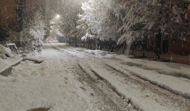 Siirt'te 3 ilçede eğitime kar engeli