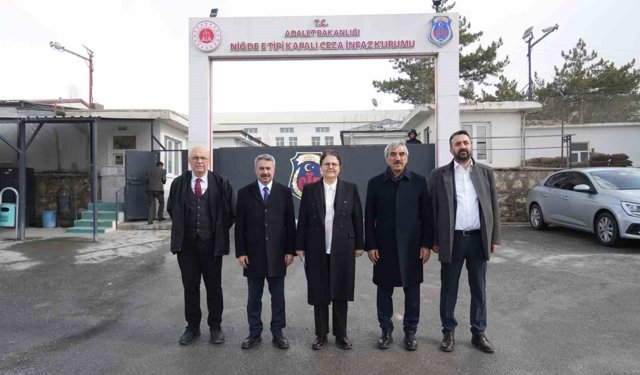 TBMM heyetinden Niğde Ceza İnfaz Kurumu'nda inceleme