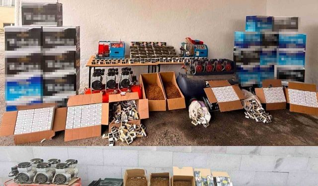 Tekirdağ'da 'Türkiye Duman' uygulaması: 4 aranan şahıs yakalandı, 47 kilogram tütün ele geçirildi