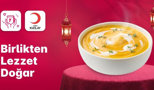 Yemeksepeti ve Kızılay'ın 'Birlikten Lezzet Doğar' projesi devam ediyor