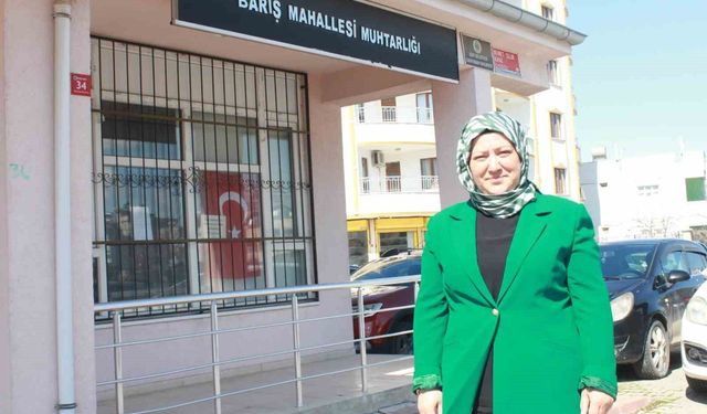 14 erkek adayı geride bırakmıştı: Kadın muhtar, muhtarlığın kapısını kapalı gördükten sonra muhtar olmaya karar verdi