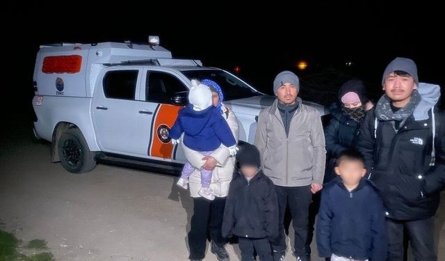 Ayvacık'ta 7 kaçak göçmen yakalandı