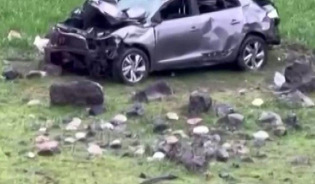 Batman'da araç uçuruma yuvarlandı: 1 yaralı