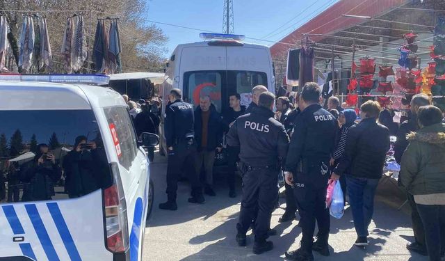 Bolu'da pazarda iki inşaat firması yetkilileri kavga etti: 3 yaralı