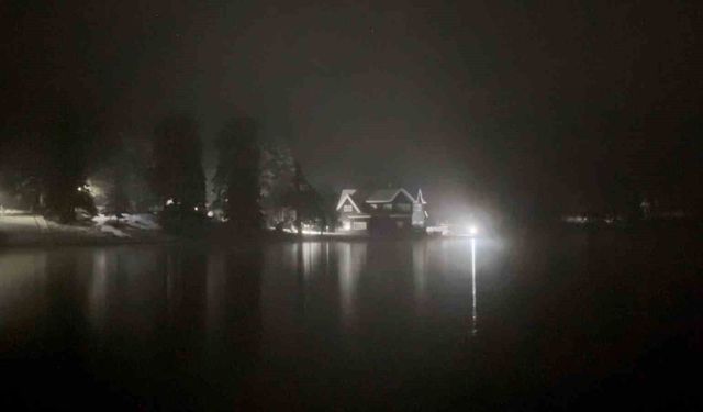 Bolu'nun incisi beyaz örtüyle kaplandı