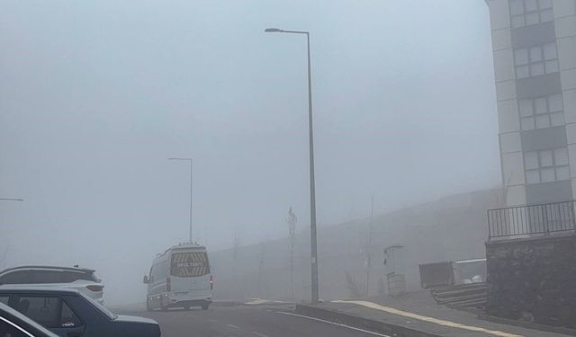 Gaziantep'te sis etkili oldu