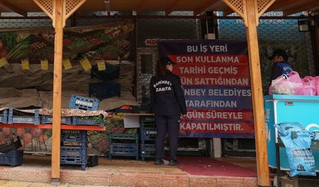 Gaziantep'te tarihi geçmiş ürün satılan 2 iş yerine kapatma cezası