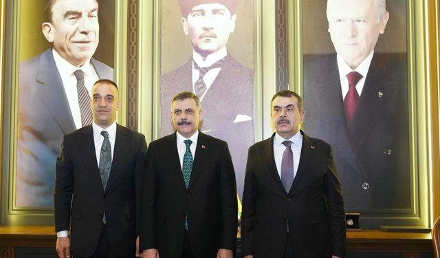 İçişleri Bakanı Çiftçi ve Milli Eğitim Bakanı Tekin'den MHP'ye ziyaret