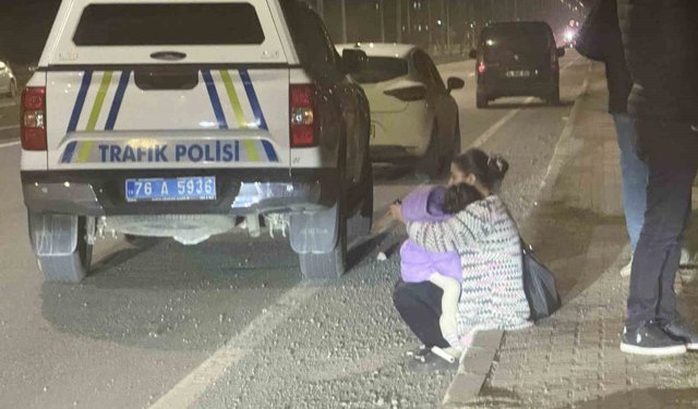 Iğdır'da otomobil sulama kanalına uçtu: Sürücü, kızı ve torunu son anda kurtuldu