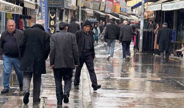 Iğdır'da yağmur etkili oluyor