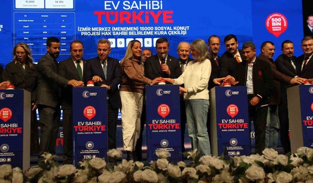 İzmir'de 21 bin konutun kurası çekildi