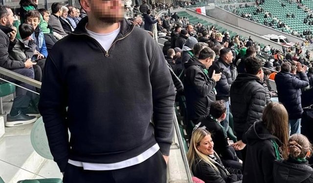 Kocaelispor tribünündeki kaçak Beşiktaşlı için suç duyurusu