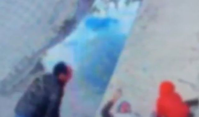 Kornaya bastı ama otomobile çarpmaktan kurtulamadı