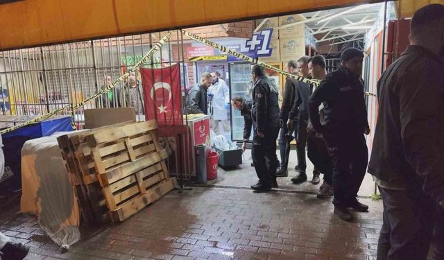 Markette işyeri sahibinin oğlu ile müşteri arasındaki tartışma cinayetle sonuçlandı