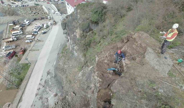Metrelerce yükseklikte tehlikeli görev