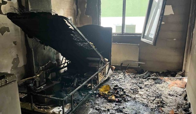 Ordu'da dairede yangın paniği