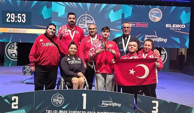 Para Halter Şampiyonası'nda milli sporculardan madalyalar