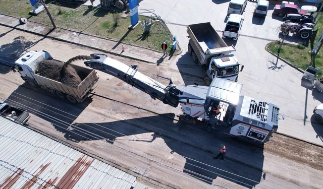 Sanayi sitesinin 10 yıllık yol sorunu bitiyor