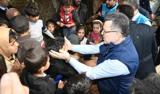Trabzon'dan Suriye'deki çadır kente kardeş eli