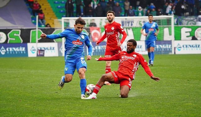 Trendyol Süper Lig: Çaykur Rizespor: 1 - Antalyaspor: 0 (Maç sonucu)
