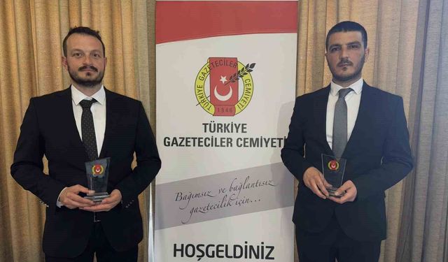 Türkiye Gazeteciler Cemiyeti'nden İHA'ya ödül