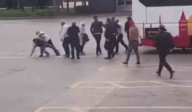 Bursa terminalinde yolcu ile şoför kavgası