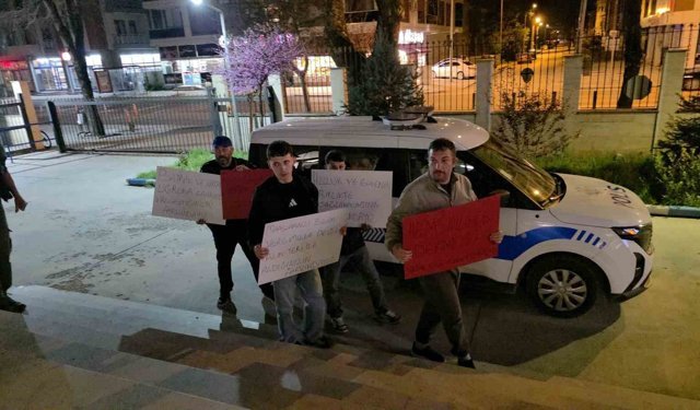 Düzce'de polislere anlamlı sürpriz: 'İyi ki varsınız'