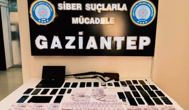 Gaziantep merkezli 14 ildeki dolandırıcılık operasyonunda gözaltı sayısı 58'e yükseldi