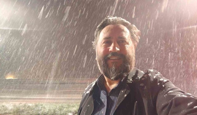 Karabük'te Nisan sonunda kar sürprizi