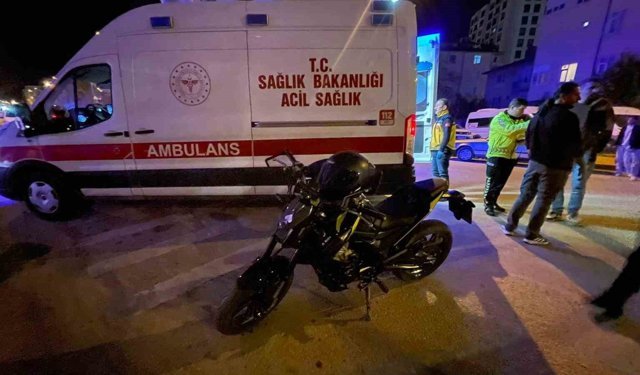 Karaman'da motosiklet kazası: 2 yaralı