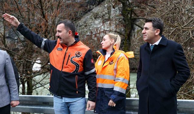 Ovacık yolunda tehlikeli virajlar genişletiliyor